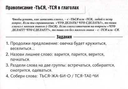 Учимся и играем. Правила русского языка в картинках (32 карточки) - фото 4