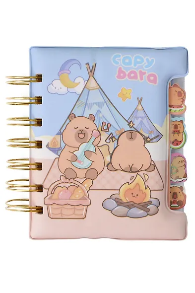 Записная книжка А6- 60 листов, линейка, "Капибара", в ассортименте - фото 10