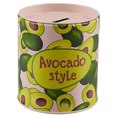 Копилка Бочка Avocado style (10х9) (металл) - фото 1