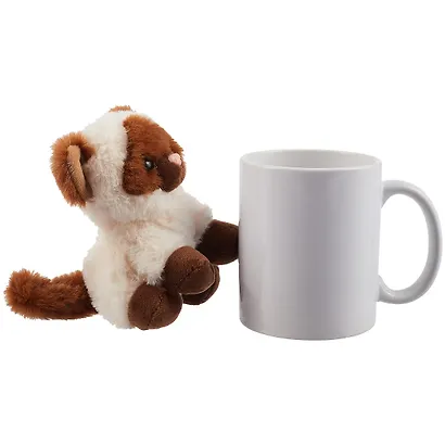 Котик белый в крафт коробке (12-01568-XLM-258) - фото 3