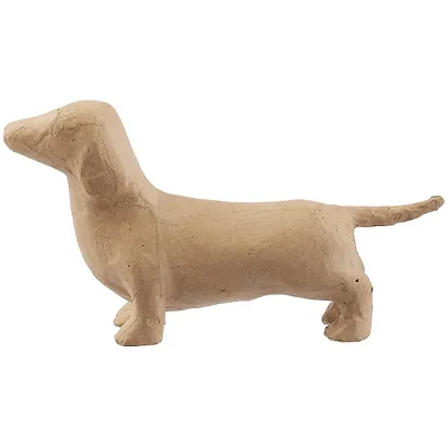 Фигурка из папье-маше объемная такса (малая) 27,5*7*15,5см SA189 - фото 2