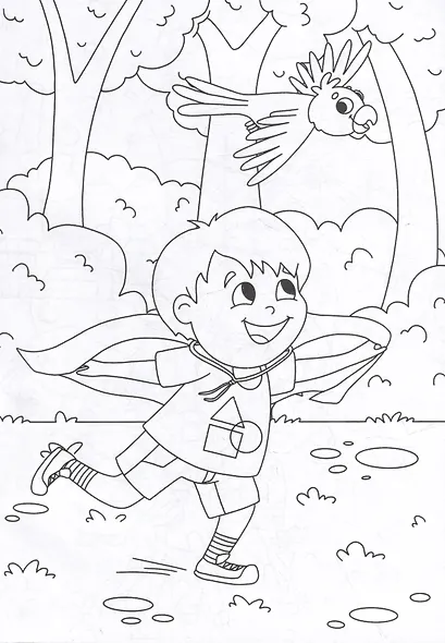 РАСКРАСКА С КАРАНДАШАМИ. ЛЮБИМЫЕ ЗВЕРУШКИ - фото 4