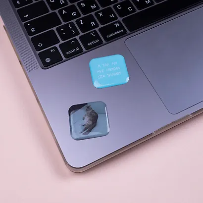 3D стикеры "А так ли мне нужна эта талия?", коллекция "Забавные питомцы", 2 шт. - фото 5