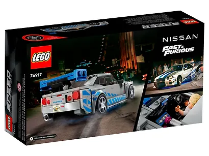76917 Конструктор детский LEGO Speed Champions Автомобиль Skyline GT-R (R34), 319 деталей, возраст 9+ - фото 3