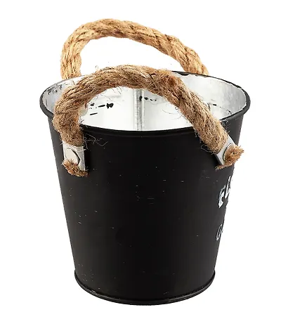 Декоративное изделие из жести ведро (ассорти) - фото 6