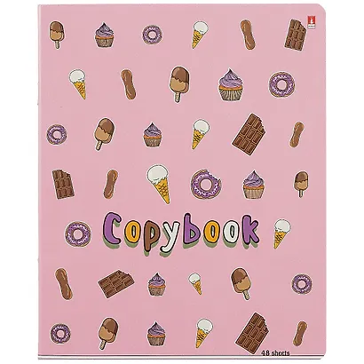 Тетрадь в клетку Альт, "Сладости", 48 листов, в ассортименте - фото 1