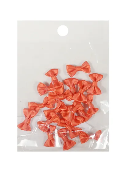 Бантики атласные красные (2 см)(20шт)(пакет) (11-01055-11-3) - фото 1