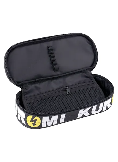 Пенал корпусный "Kuromi", черно-желтый,  22.5 х 9 х 5 см - фото 2