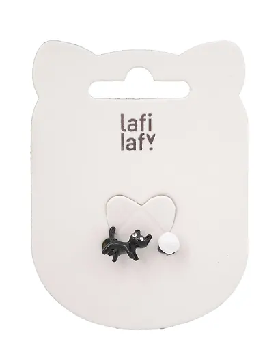 Колечко «Котик с клубком», белый, металл, Lafilaf - фото 2