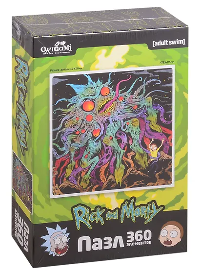 Пазл 360 эл. Рик и Морти. Монстр Рик - фото 1