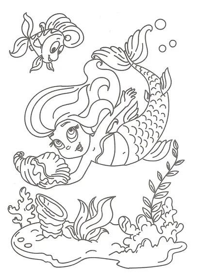 Мини-раскраска. Феечки с друзьями - фото 3