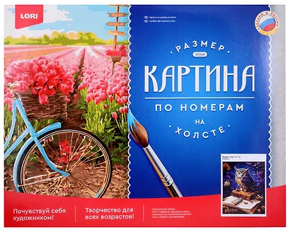 Картина по номерам холст на подрамнике "Мудрая сова", 40 х 50 см - фото 1