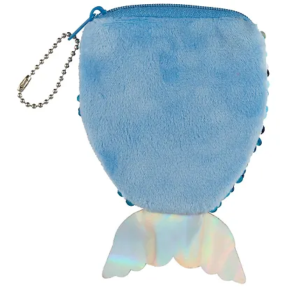 Косметичка-кошелек с пайетками Хвост русалки (15 см) (текстиль) (12-00702-014) - фото 3