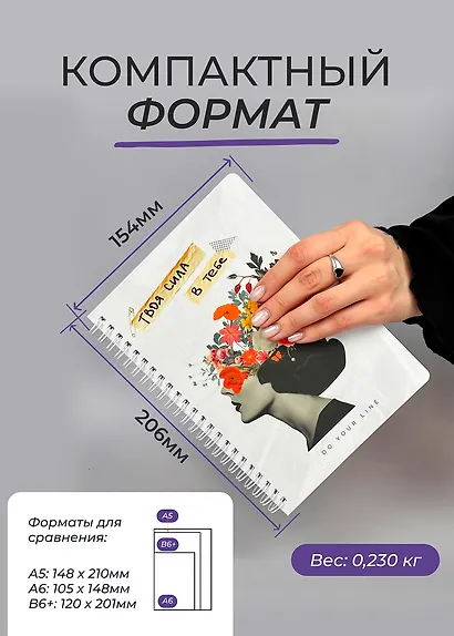 Блокнот в точку Remarklee "DoYourLine. Сила в тебе", А5, 166 страниц - фото 4