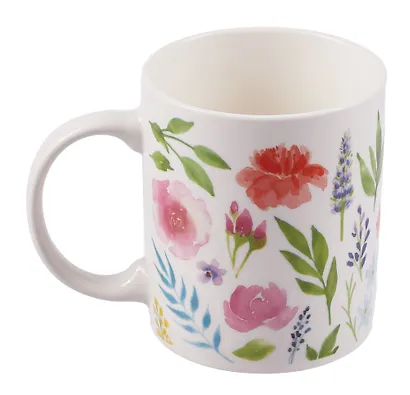 Подарочный набор Кружка и брелок-I love Mom Цветы и листья (коробка) (керамика) (12-topsun-202409-05) - фото 5