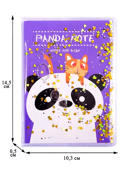 Записная книжка "Panda Note", А6, 56 листов, клетка - фото 2