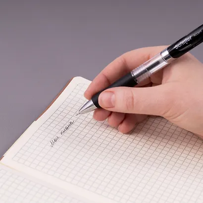 Ручка шариковая Schiller, Accent, автоматическая черная 0,7 мм - фото 3