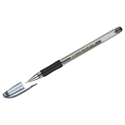 Ручка гелевая Crown, черная 0,7 мм - фото 2