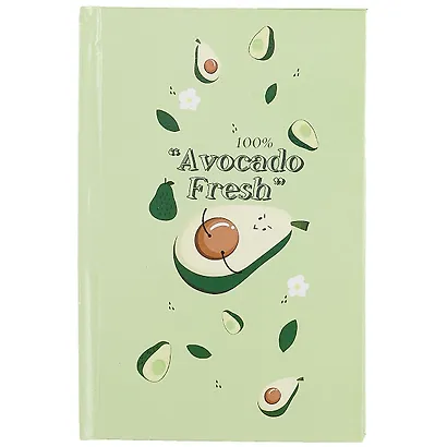 Записная книжка А6 50л "Avocado" в коробке с замочком, ассорти - фото 4