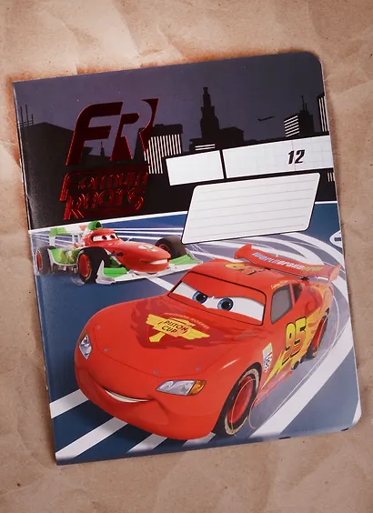 Тетрадь 12л кл. "Cars" ассорти, Disney - фото 1