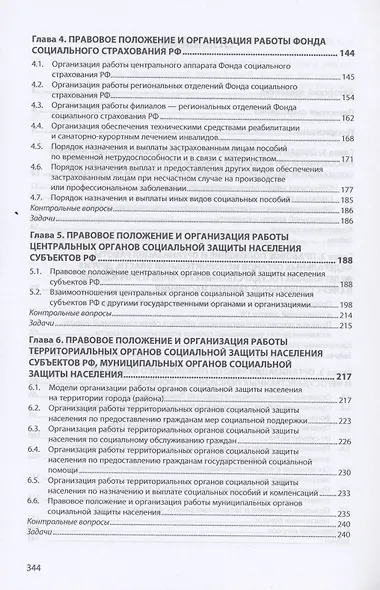 Организация работы органов и учреждений социальной защиты населения. Учебник - фото 3