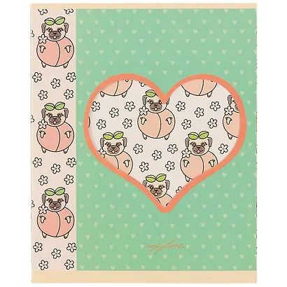 Тетрадь в клетку Unnika, "Сердца везде", 48 листов, в ассортименте - фото 3