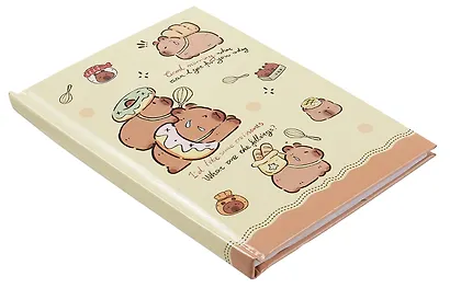 Записная книжка А6+ 46л лин. "Yummy Capybara" карт.коробка с замочком, ассорти - фото 10