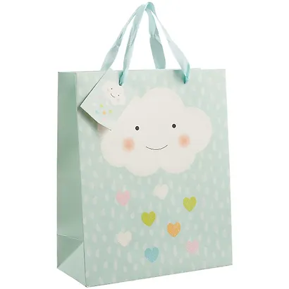 Пакет А4 32*26*12 Rainbow hearts нейтр., бум.мат.ламинат - фото 1