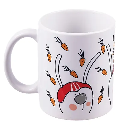 Кружка Символ года Зайцы Let it carrot (керамика) (330мл) (коробка) (K2022-67) - фото 4