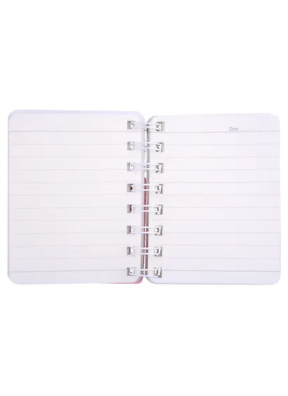 Записная книжка А7+ 100л лин. "Happy unicorns" спираль, вырубн.блок, тиснение фольгой, инд.уп., ассорти - фото 4