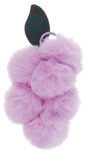 Брелок-помпон «Виноград», лавандовый цвет, искусственный мех, 16 см, Bookvalno - фото 2