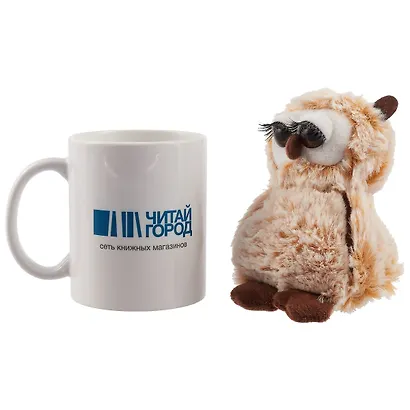 Сова с ресничками коричневая (мягкая игрушка)  11,5см в крафт-коробке - фото 3