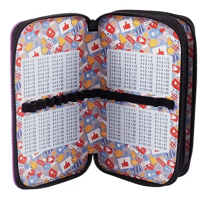 Пенал 2 отделения "Всё лень" 19*11 см - фото 4