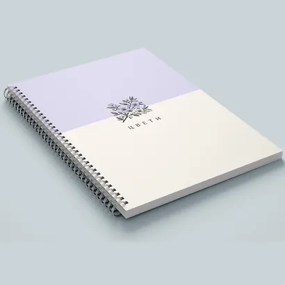 Тетрадь А4 80 листов в клетку "Shades", на спирали - фото 3