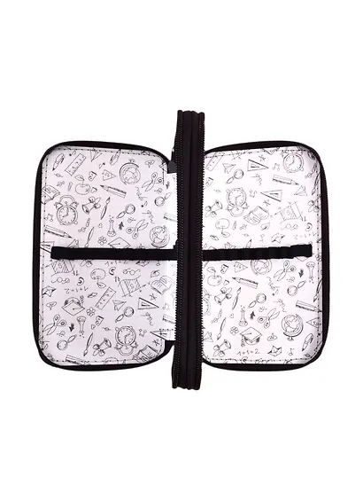 Пенал 2отд. Футбол 19*11, молния, лам.картон, Оникс - фото 3