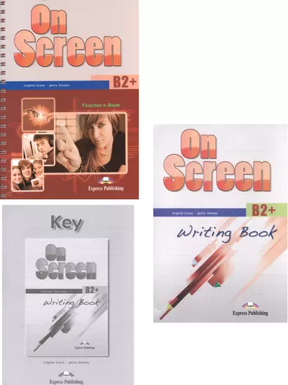 On Screen B2 + Teacher's Book + Writing Book + Writing Book Key (комплект из 3-х книг в упаковке) - фото 1