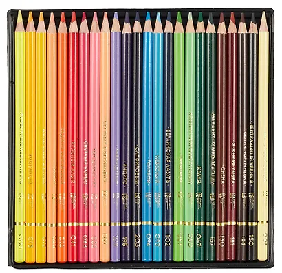 Карандаши цветные 24цв "Clasic", упак. ассорти, к/к., Феникс+ - фото 3