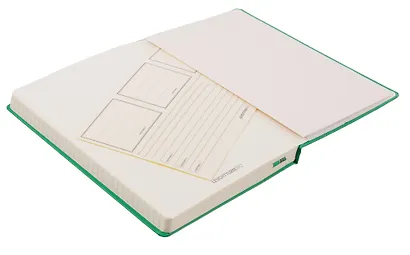 Книга для записей A5 125л лин. "Medium" тв.обложка, цвет весенний листок, Leuchtturm1917 - фото 6