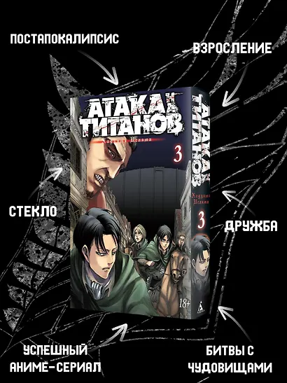 Атака титанов. Книга 3 (Том 5, 6) (Attack on Titan / Атака на титанов / Shingeki no Kyojin). Манга - фото 5