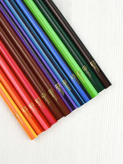 Карандаши цветные 12цв "ГРАДИЕНТ" двуцветн.грифель, к/к, подвес, Феникс+ - фото 4