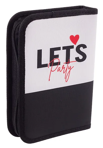 Пенал 1 отделение "Panda" 20*14 см, молния, ткань, 2 откидные планки - фото 3