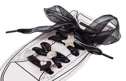 Украшения на обувь (черно-белые) (20х14) - фото 3