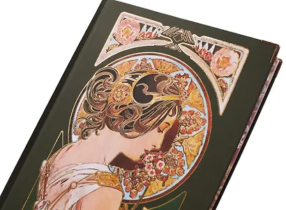 Книга для записей "А. Муха" 265*190, 82 листа, нелинованная, твердая обложка, в ассортименте - фото 15