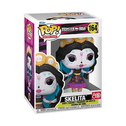 Фигурка коллекционная FUNKO POP Vinyl: Monster High S4 - Skelita (FNK86572) - фото 1