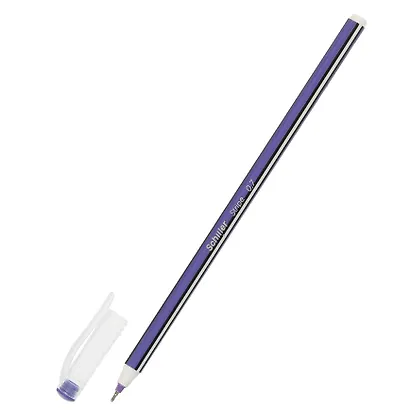 Ручки шариковые синие 12 штук "Stripe" 0,5 мм, Schiller - фото 12