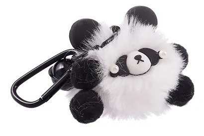 Брелок-помпон «Панда», искусственный мех, 5 см - фото 3