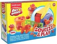 Набор д/творчества Erich Krause, ArtBerrySqueeze & Play (тесто д/моделир. 2*100г+4формы) 30365 - фото 1