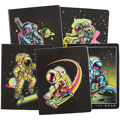 Тетрадь в клетку Academy Style, "Космос неон", 48 листов, в ассортименте - фото 7