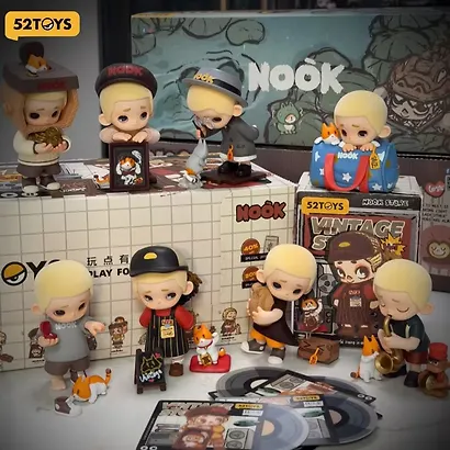 Коллекционная фигурка Nook, серии "Винтажная лавка", 12cм, 12-52TOYS-202607, Blind Box, 52 Toys, 15+ - фото 3