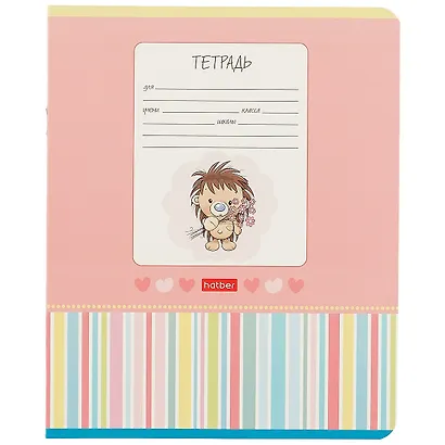Тетрадь в косую линейку Hatber, "Мультяшки", 12 листов, в ассортименте - фото 6